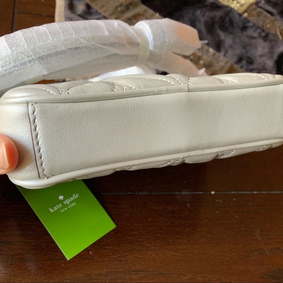 ⛔️SOLD⛔️Authentic Kate Spade Quilted leather Crosb - Picture 8 of 8